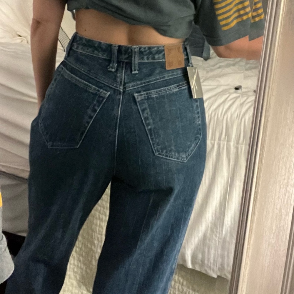 SALE 🍒VINTAGE Sync Denim 80’s, NWT, 100% Cotton - Picture 9 of 9